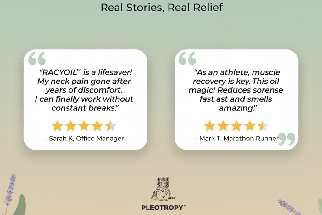 Customer reviews for RACYOIL™️ tension headache oil and stress pain relief