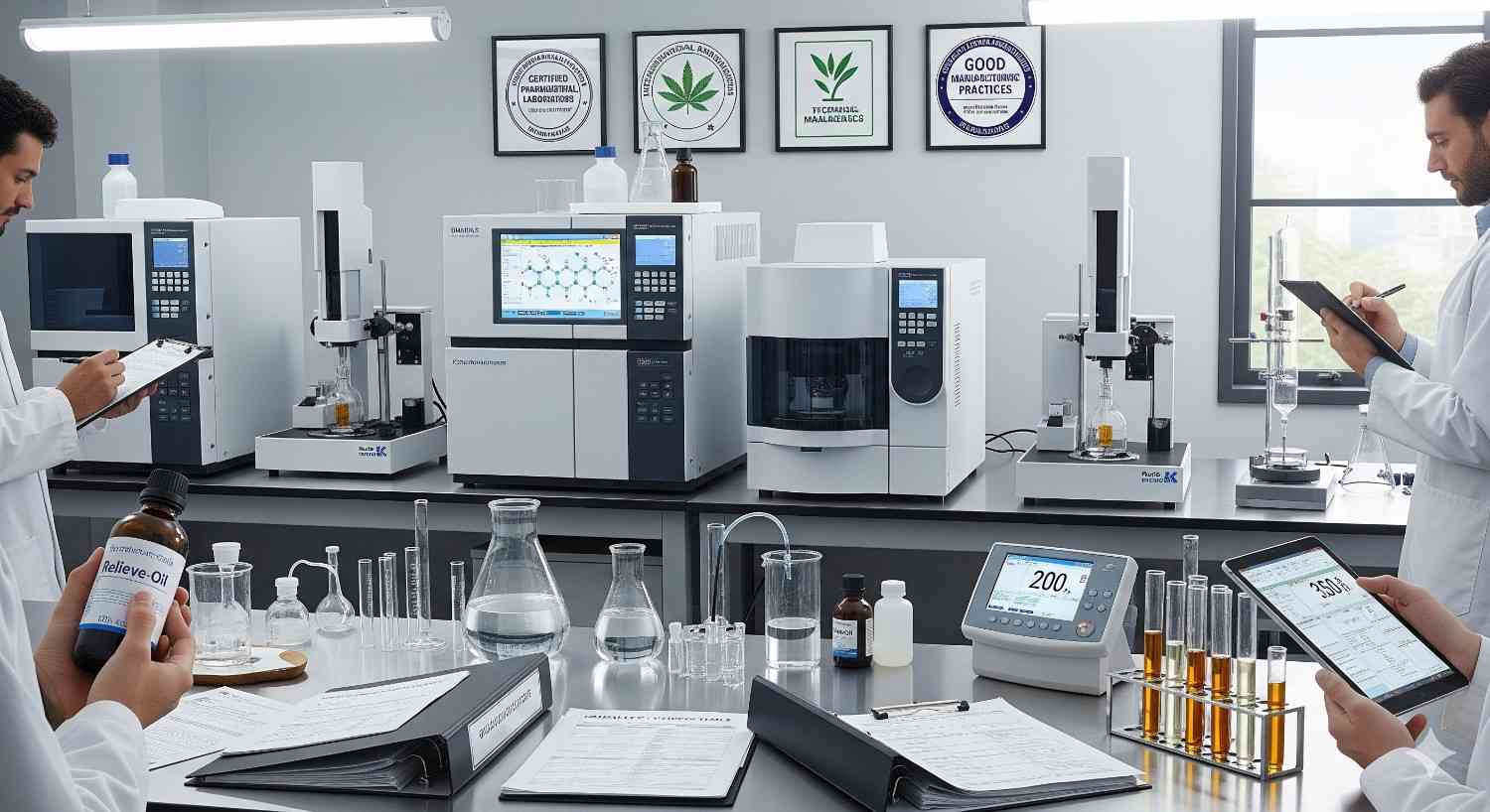 Quality testing and certification process for RACYOIL™️ ingredients safety standards