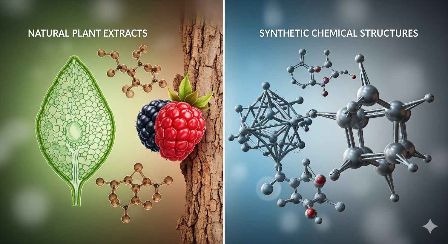 Comparison of natural plant-based ingredients versus synthetic chemicals in pain relief products