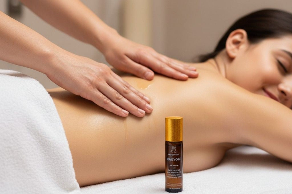 Best oil for nerve pain in back - RACYOIL™️ massage technique for sciatica relief