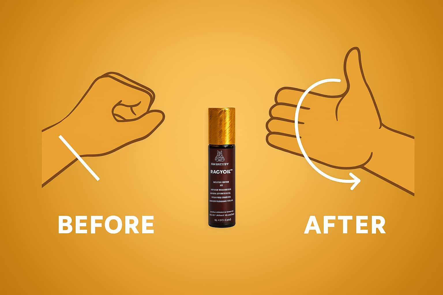 Demonstration of improved wrist flexibility and pain-free movement after using natural wrist injury treatment