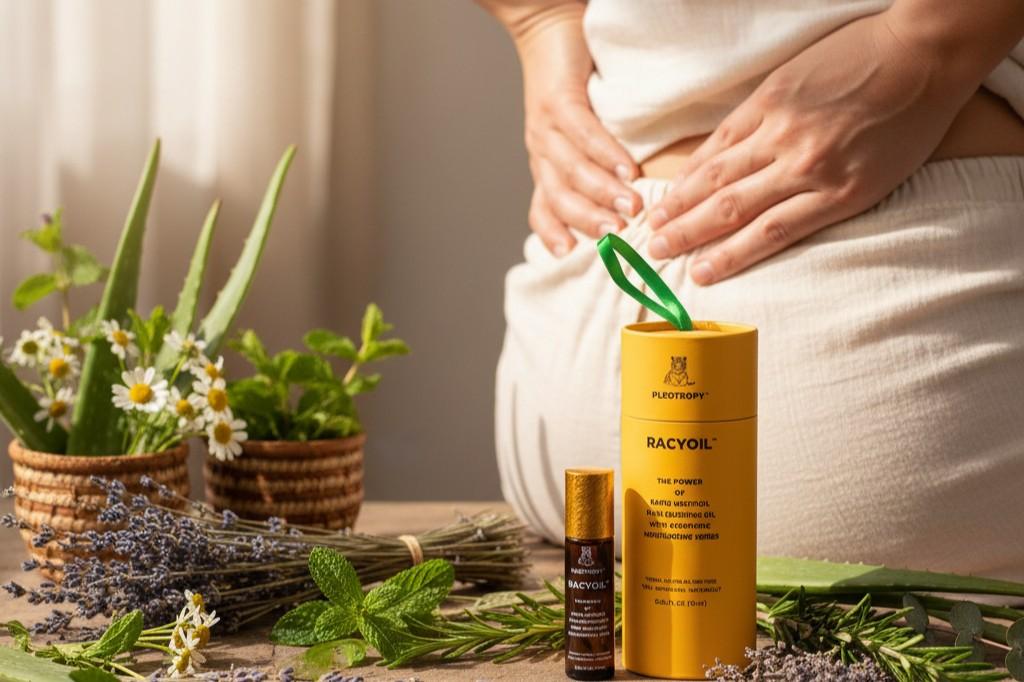 Person experiencing back pain relief through proper posture and natural remedies